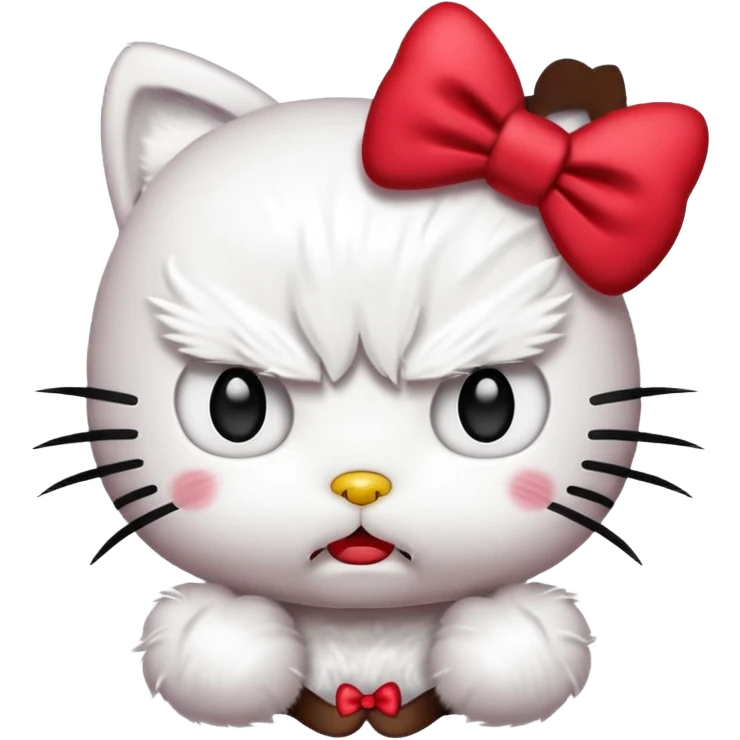 angry hello kitty emoji