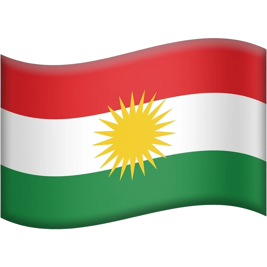 Drapeau Kurdistan emoji