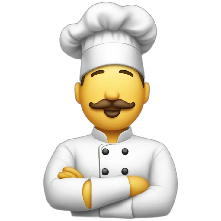 Chef kissing the air emoji