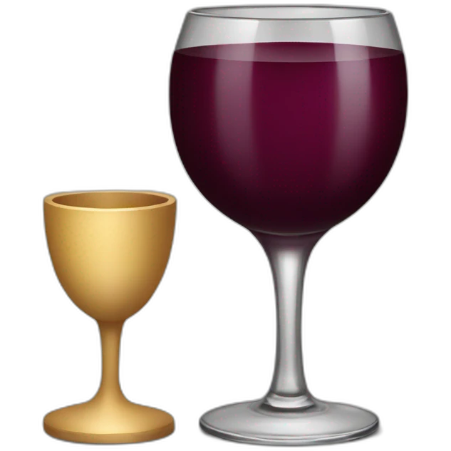 goblet and wine emoji