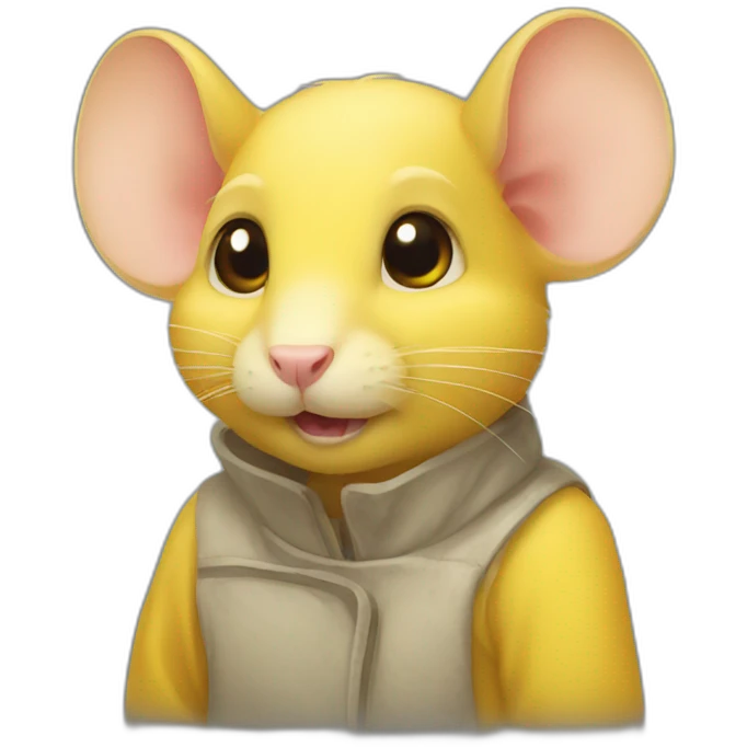 yellow rat emoji