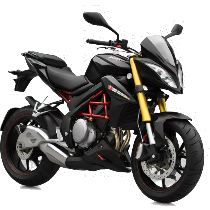 Benelli TNT 25 negra emoji