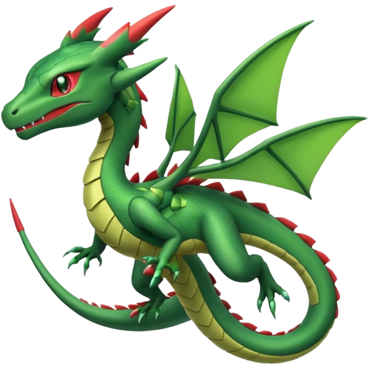 Rayquaza-Sceptile-Flygon-fusion emoji