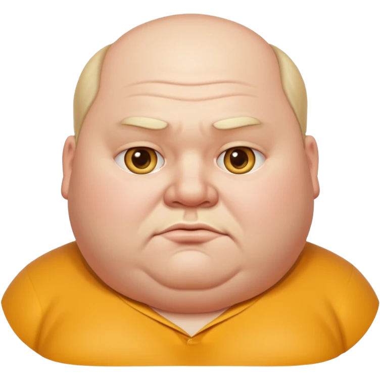 Fat man emoji