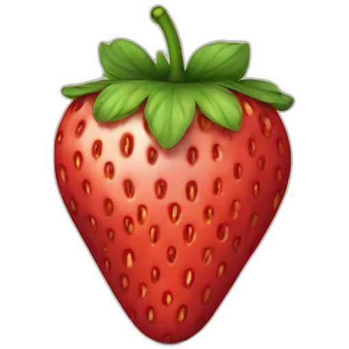 A strawberry  emoji