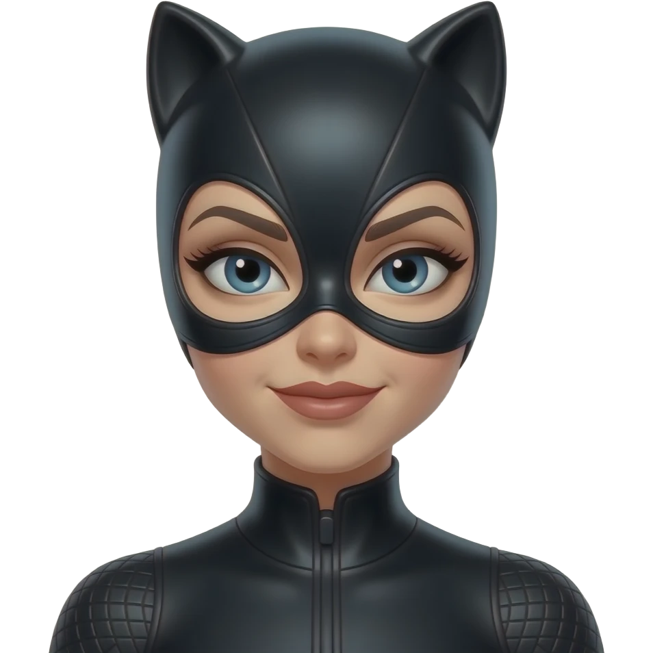 catwoman giving side eye emoji