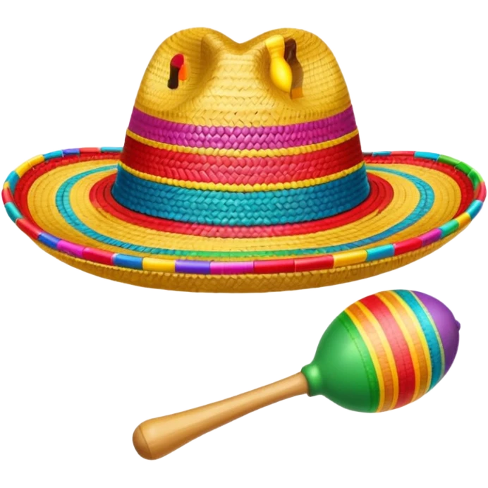 Sombrero with maracas emoji