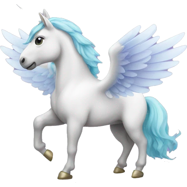 Winged unicorn emoji