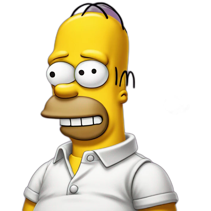 Homer Simpson donut emoji