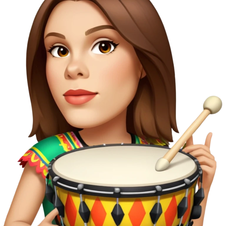 Festive Drummer emoji