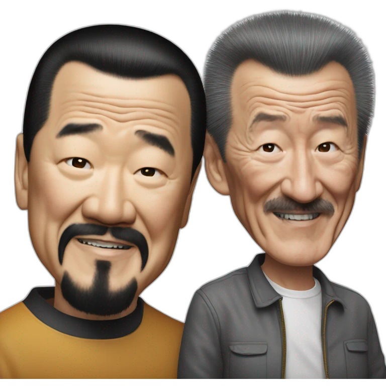 Ai Wei Wei And Barry Chuckle emoji