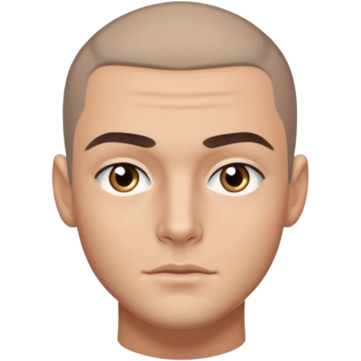 Max George with grey eyes emoji