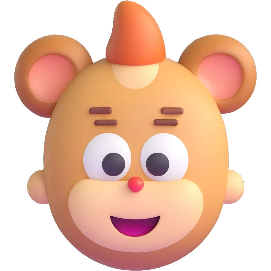 iconic face of Sandy Cheeks from SpongeBob emoji