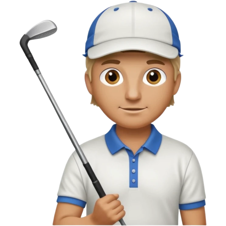 man golfer emoji