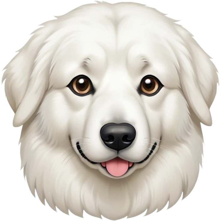 Skinny Great Pyrenees emoji