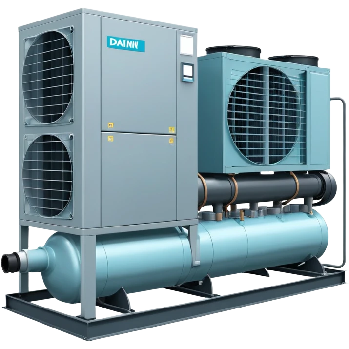 Daikin industrial chiller unit, HVAC equipment emoji