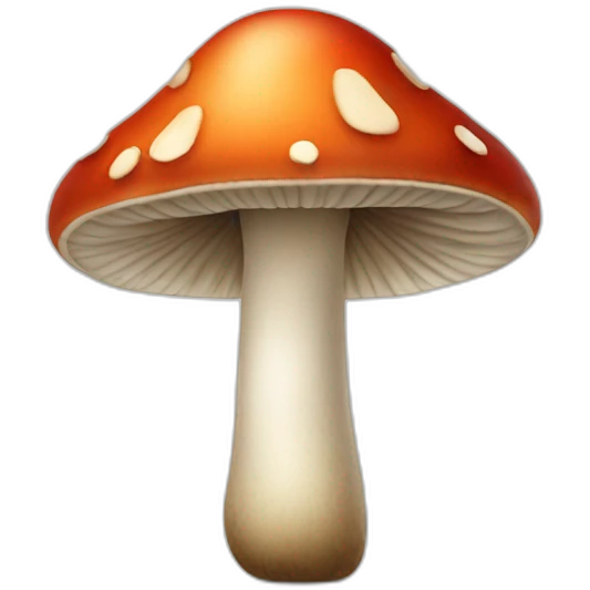 Talking mushroom emoji