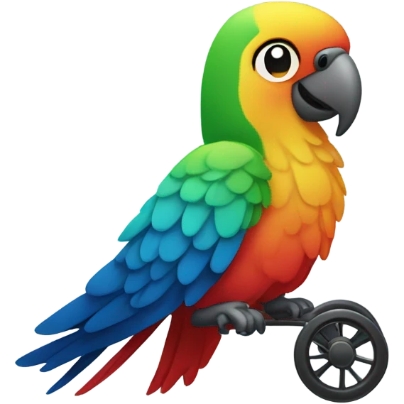 Parrots and buggies  emoji