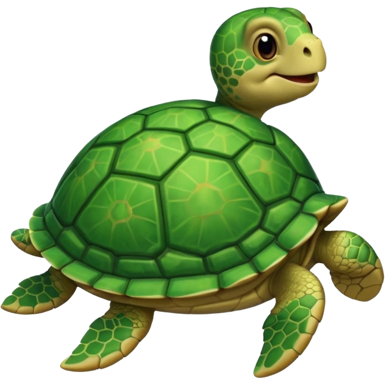 Une tortue qui rigole emoji