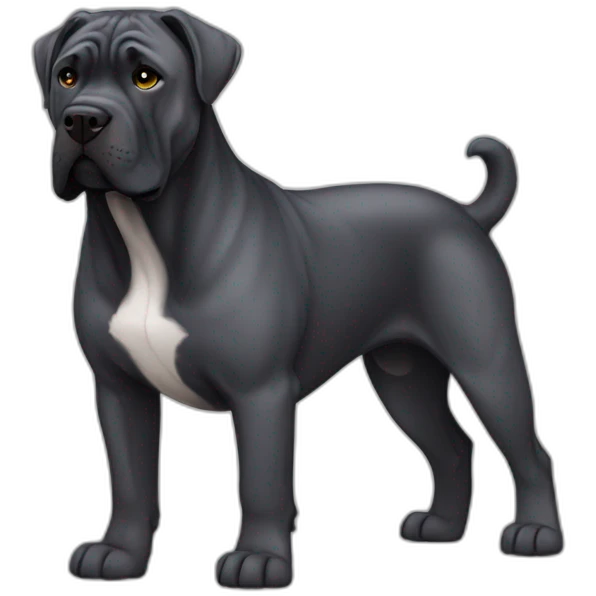 Dog Cane Corso full body emoji