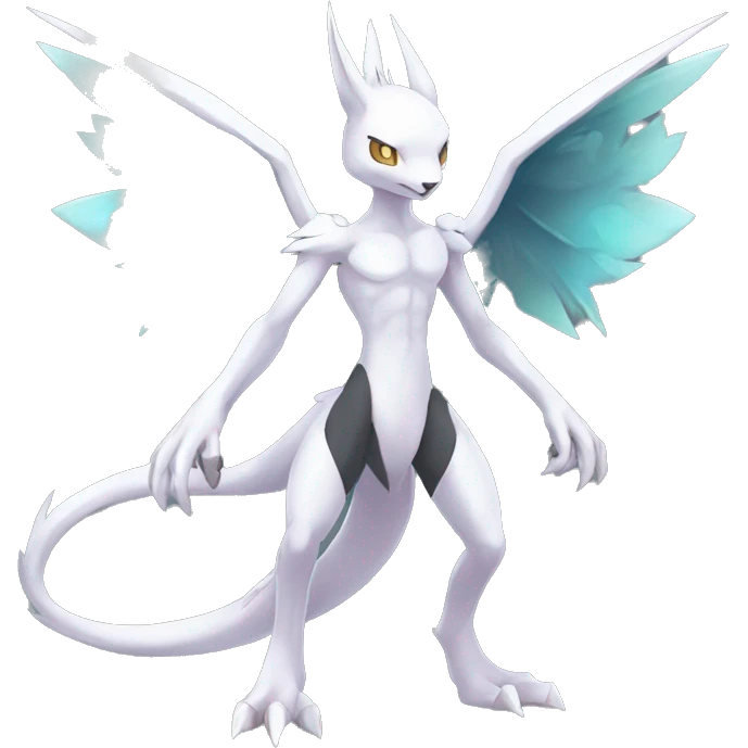 cute cool edgy sharp ethereal magical Digimon-Fakemon-animal full body emoji