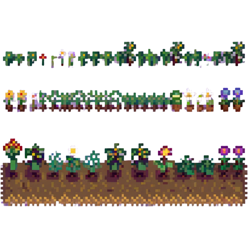 farm field with crops growing emoji