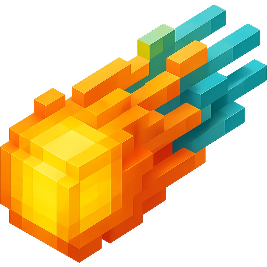 светящиеся комета, no background emoji