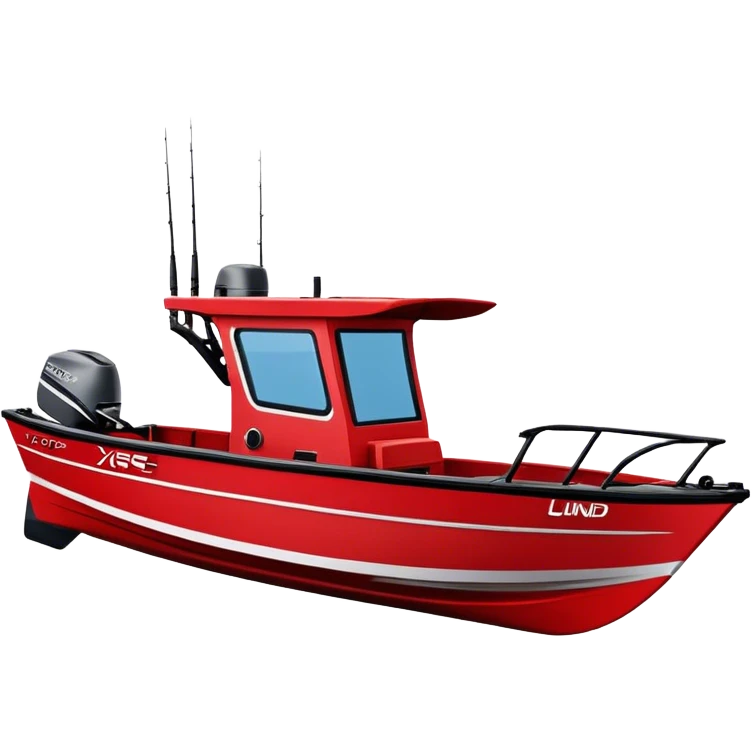 Fishing Boat - Lund 1775 Crossover XS (Model Year: 2022) (Iconic colour: Red with black trim) emoji