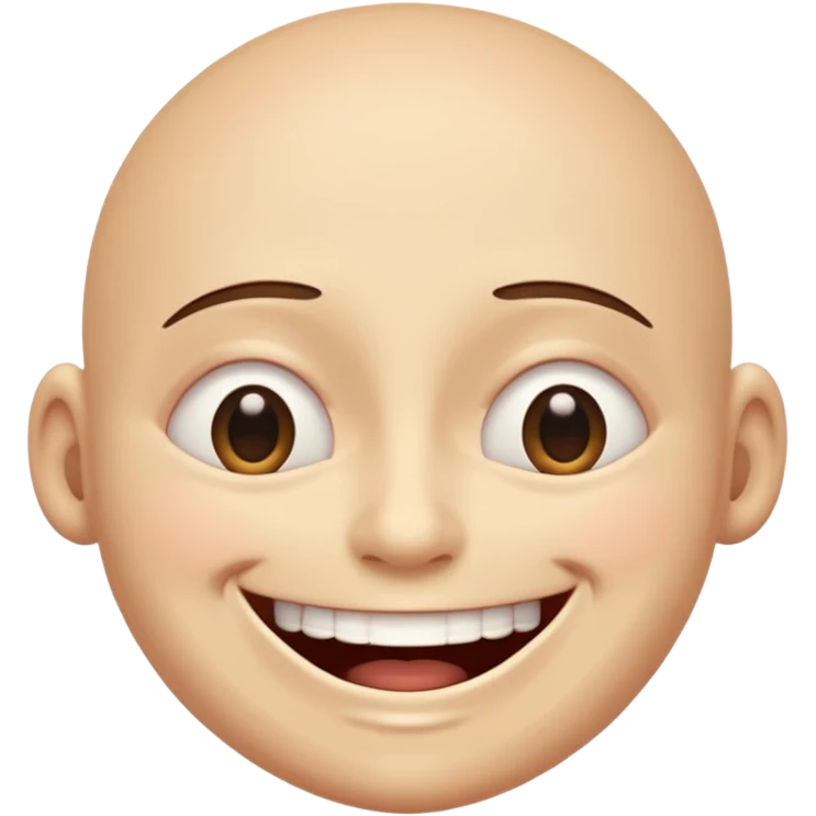 I want an overly excited face that says “I am so excited, I cannot contain. With eyes tightly squeezed closed together and a big grin emoji. With no  eyes  emoji