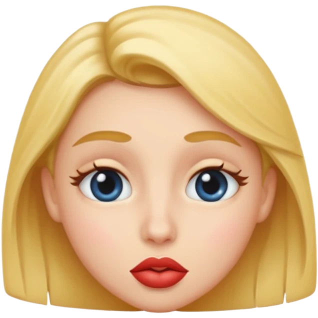 Kissy face with eyes rolling emoji