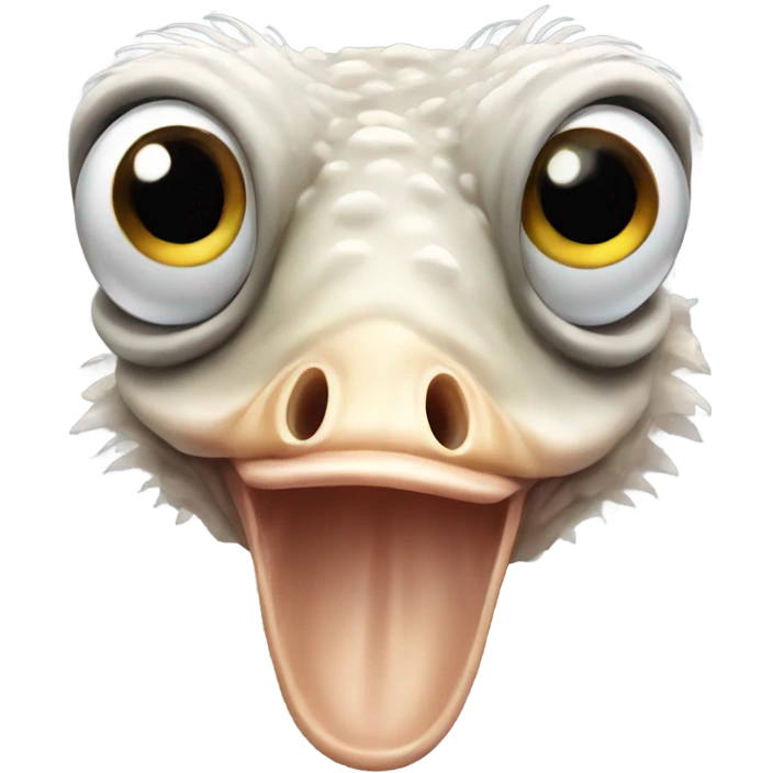 Ostrich fish  emoji