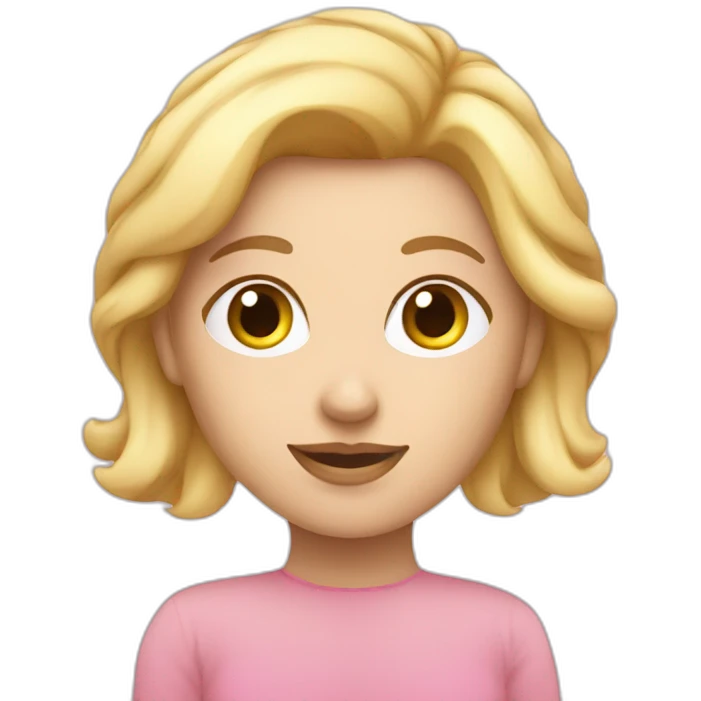soft-fit-caucasian-woman-pink-bed emoji