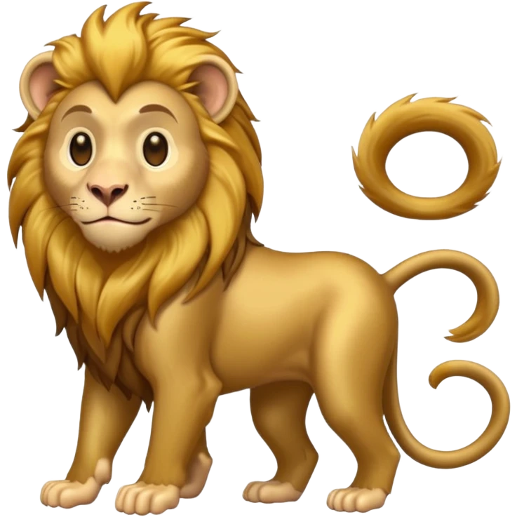  Monkey mixed with lion
 emoji