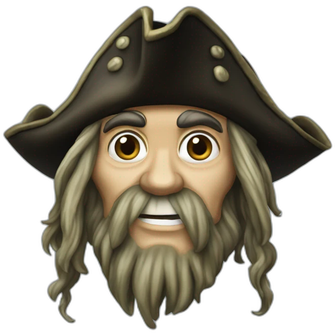 Davy Jones in Pirates Of Carribeans emoji