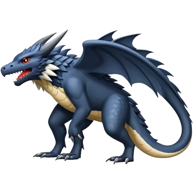 Nargacuga-hybrid full body emoji