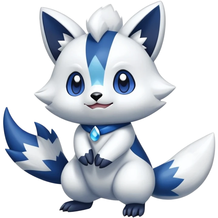 Shiny Oshawott-Meowstic-Zangoose-Hybrid (Full body) emoji