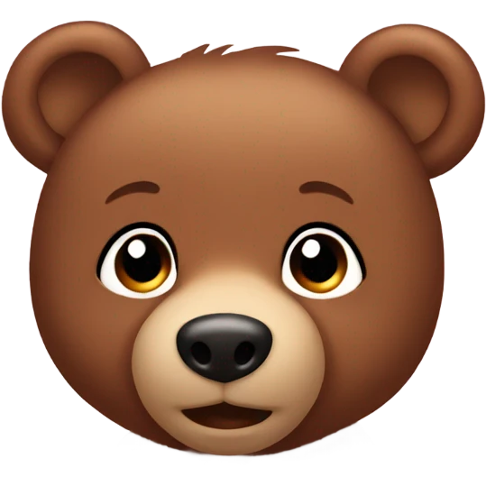 Baby brown bear  emoji