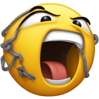 emoji strangling its self emoji