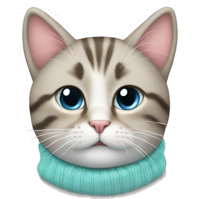 Cat with mittens emoji