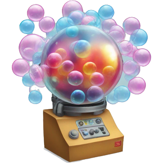 bubble machine emoji