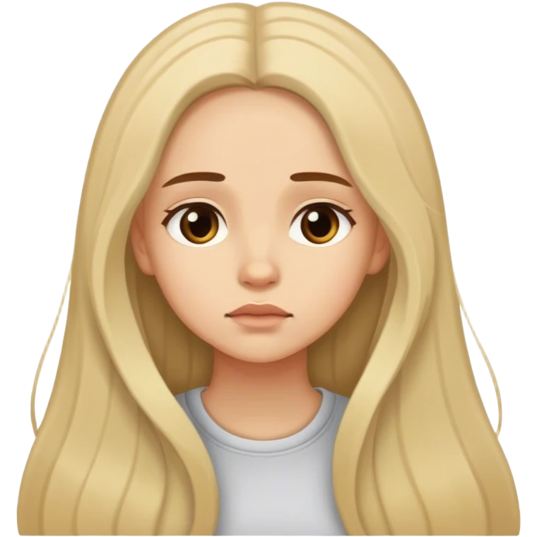a girl who’s thinking about her ex  emoji