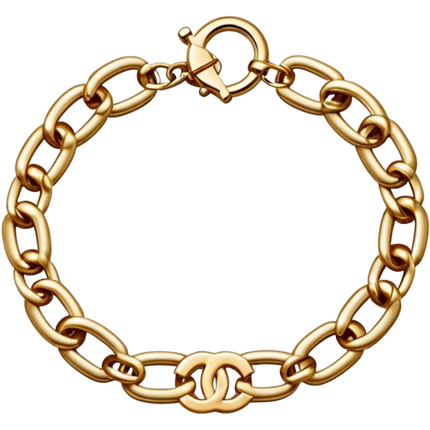 Designer Chanel bracelet emoji