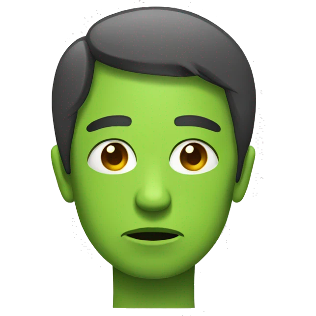 Sad android user emoji