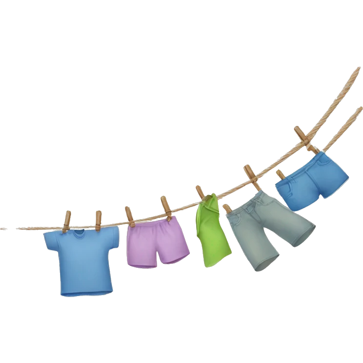 Clothesline emoji