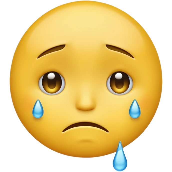 Emoji face trying not to cry emoji