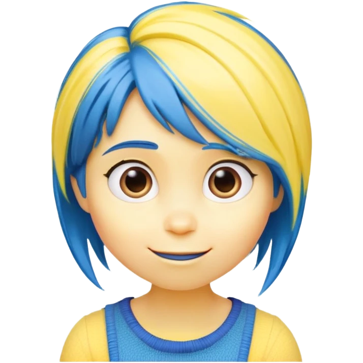 Joy character from Inside Out movie emoji