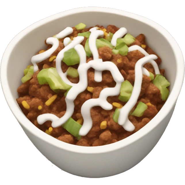Chipotle bowl emoji