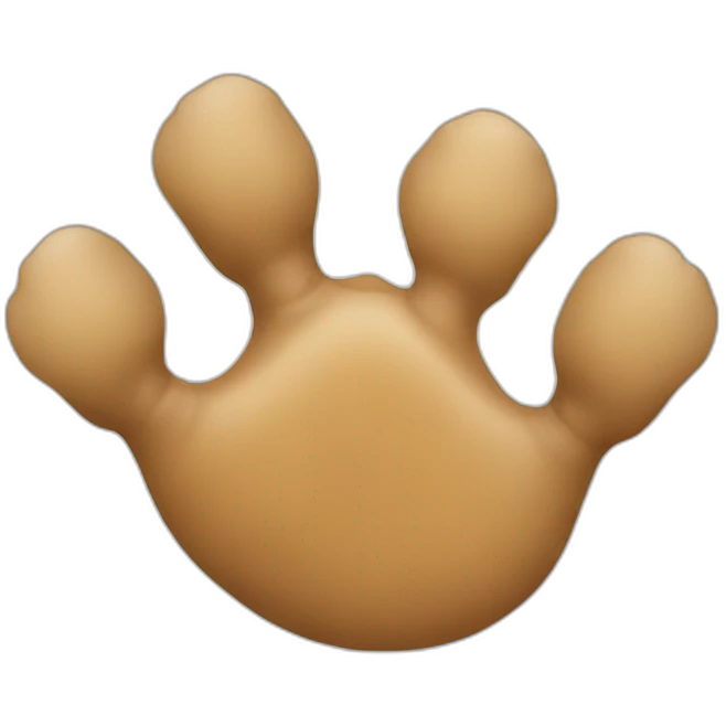 Camel foot emoji