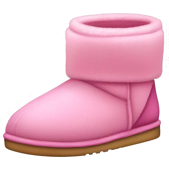 Pink uggs slippers emoji
