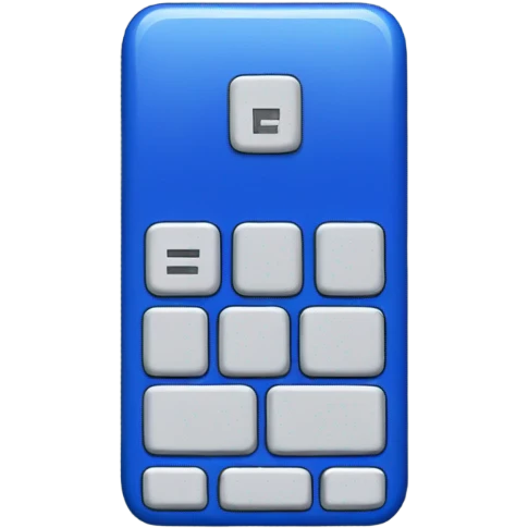 navi blue enter key emoji